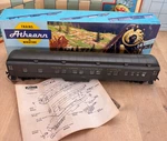 Ho Scale Athearn New York Central Passenger Pullman Coach Car 1862 Box, 10"L. Fixed Price $22.00.