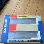 Walthers Ho Scale Gold Line New York Central Express Car 2-PACK Gray Plastic. Fixed Price $49.00.