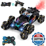 Lcimg Cool 6 Wheel Gesture Control Rc Stunt Car, Double Sided Climbing With Musi. Fixed Price $69.66.