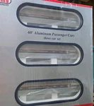 Williams By Bachmann 43501 Amtrak Phase Iii Amfleet 60' Aluminum 3-CAR Set Nib. Fixed Price $220.00.