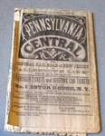 1868- Railroad Train Timetable- Pennsylvania Central Allentown Line-rr-map. Fixed Price $84.99.