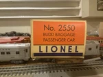 Lionel 2550 Budd Non-powered Passenger Car. 2009 Reissue. Fixed Price $100.00.