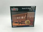 Kato Santa Fe Super Chief 4 Car Acf Sleeper Set Train 106-6003. Fixed Price $200.00.