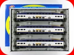Ho Scale ***west Coast Express*** Bombardier Set #106, 208, 220 -- Athearn 25919. Fixed Price $219.95.