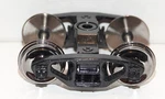 One Atlas 2 Rail Diecast Bettendorf Truck & Metal Wheels. Fixed Price $12.00.