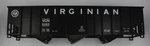 Lionel 17146-7 #5265 Virginian 3-BAY Hopper Shell. Fixed Price $12.00.