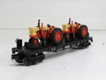 Mth 30-7642 Farm Transportation Flat Car W/etl Case Tractors Ln. Fixed Price $79.99.
