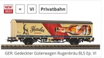 Piko Bls Rugerbrau Freight Car 27727 Ho Scale Dc. Fixed Price $38.00.