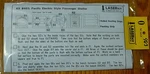 American Model Builders, Inc #483 Pacific Electric Style Passenger Shelter Kit. Fixed Price $23.50.