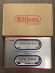 + Williams 43262 O Gauge Silver Luxury Lines Streamliner Car Set Nib. Fixed Price $250.00.