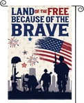 Memorial Day Patriotic Garden Flag 12X18 Inch Double Sided, Usa Military Veteran. Fixed Price $7.84.
