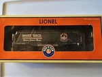 Lionel 6-39452 Gauge White Bros. Milk And Cream Flatcar With Container. Fixed Price $47.00.