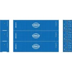 Athearn ATH17436 40' Corrugated Hc Container - Cosco Shipping #1 (3) Scale. Fixed Price $36.98.