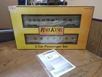 New Rail King Mth Trains York Central 2 Car Sleeper Diner Passenger Set. Fixed Price $149.99.