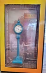 Mth 30-1072 Teal Railking Operating Die-cast Street Clock Nib. Fixed Price $31.00.
