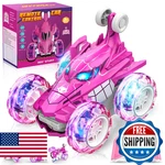 Remote Control Car, 360 Flips 2.4GHZ Fast Stunt Rechargeable 4WD Double Sided. Fixed Price $42.40.