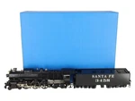 Pecos River 4010P Brass Santa Fe 4-6-4 Steam Loco & Tender #3458 (2-RAIL) Fp. Fixed Price $819.99.