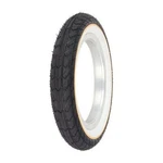 Bike Tire 12-1/2" X 2-1/4" P-1193 Black/white Sidewall W/yellow Line. Fixed Price $15.99.