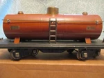 Lionel Prewar Standard Gauge # 15 Tanker Car Terracotta Original Paint Clean.. Fixed Price $68.00.