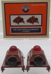 Lionel 6-62283 And 0-27 Scale Die-cast Metal Illuminated Bumpers (box Of 2) Ln. Fixed Price $17.39.