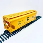 Lionel #17104, C&o (chessie Ststem) Acf 3-BAY Covered Hopper L-2. Fixed Price $29.00.