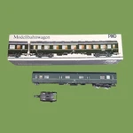(c) Piko Gray Over Green Dr 1ST Class Passenger Car Ho Scale Broken Wheel Truck. Fixed Price $19.99.