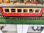 Lgb No. 3064 Rhb 2ND Class Passenger Car Red Scale Original Box. Fixed Price $95.00.