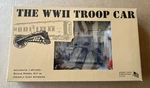 Cannonball Car Shops Kit 197-9701 Unlettered Wwii Tan Troop Sleeper. Fixed Price $28.00.