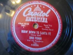 Shug Fisher/tex Williams Ridin' Down Santa Fe/miss Molly Capitol A48006. Fixed Price $9.50.