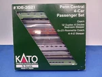 Near Mint Kato PENNCENTRAL4 106-3521 Car Set Japan. Fixed Price $361.00.