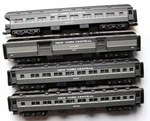Lionel Set 19079 4 Nyc Heavyweights: Star Beam, Park Place Coaches; Obs. Fixed Price $146.23.