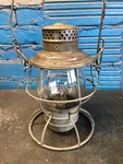 Vintage Adlake Pennsylvania Lines Railroad Lantern W/embossed Penn. Globe. Fixed Price $149.95.