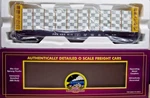 Mth Premier Scale Prr Pennsylvania Bulkhead Flat With Lumber Load 3 Rail Nos. Fixed Price $75.00.