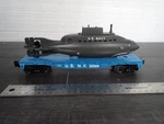 Lionel Us Navy Flatcar With Shark Submarine 6-26669. Fixed Price $120.00.