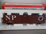 Intermountain Northern Pacific 60' PS-1 Box Car # 1301 -rtr Ho Scale. Fixed Price $22.00.