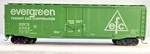 Athearn Ho Scale 50' Steel Box Car Plug Doorevergreen Kadee Couplers # 2503 Rtr. Fixed Price $12.00.