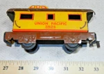 Marx 3824 Union Pacific Caboose With Brown Base - Gauge 6 Inch Wheel T&s. Fixed Price $15.00.