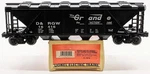 Lionel 6-16416 Gauge Denver & Rio Grande 4-BAY Hopper With Cover Ln/box. Fixed Price $20.49.
