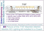 Ee New M Rklin 7197 Lighting Kit For Plastic Coaches With Obx 4050 72 73 76. Fixed Price $19.25.