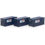 New Athearn 20' Corrugated Container - Cgm (3 Pack) Ho Scale. Fixed Price $37.99.