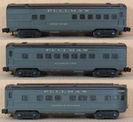 Lionel 30111 Pullman 3-CAR Passenger Set (lighted) O-gauge (no Box). Fixed Price $99.99.
