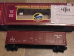 Mth Scale 20-93749 Nickel Plate Road 50 Ft. Double Door Plug Boxcar #83015. Fixed Price $48.00.