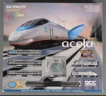 Rare Bachmann N-scale Acela LOCOS/1 Power CAR/2 Coaches, Cntrlr, Track. Fixed Price $420.00.