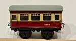 Hornby Coach - British Railway #21 Crimson & Cream 4 Wheel / Ga.. Fixed Price $40.00.