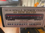 Blueprint Heavy Weight Kit #5117 80' Single Window Coach New Haven #7833 Nib. Fixed Price $24.50.