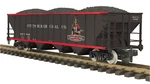Mth One Gauge 70-75063 Pittsburgh Coal Co. Hopper Car Champion New. Fixed Price $179.00.