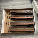 Con-cor Ho Scale Illinois Central Passenger Car Set Realistic Detail. Fixed Price $35.00.