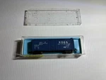Atlas 2221 Scale Plug Door Reefer Car Kansas, Oklahoma & Gulf #3001 Blue. Fixed Price $12.50.