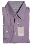 Brioni Pink Micro-houndstooth Cotton Shirt Slim Us/m Eu (BR45232). Fixed Price $269.00.