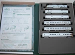 Kato 106090 Cb&q E5A Silver Streak Zephyr Units Loco Cars 106-090. Fixed Price $193.95.